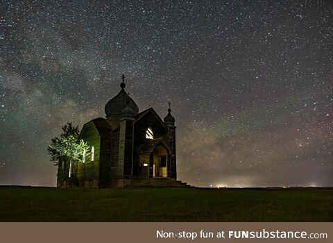Abandoned Church in Saskatchewan, Canada