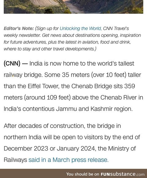 Give me metric, I show you height