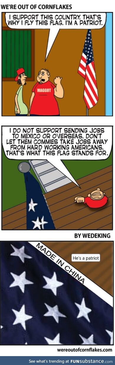 SIGN OF A TRUE PATRIOT