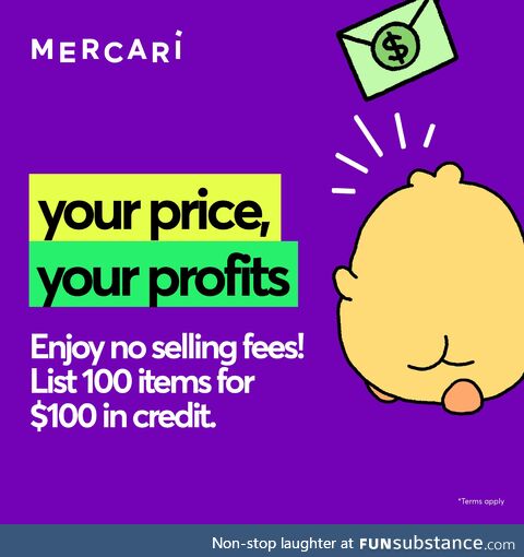 More Earnings, Zero Hassle: With Mercari’s 0% selling fees, you keep more. Elevate your