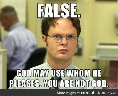 To the "Christians" who vote for corrupt Republicans because it's "God's will" despite