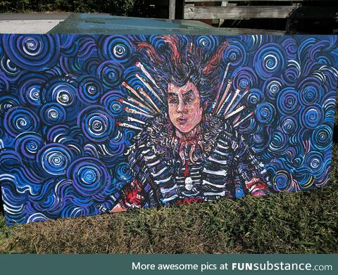 Rufio, acrylics, 2023