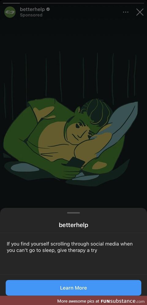 Guess majority of us need therapy then