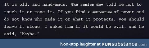 workingWithLegacyCodeBeLike