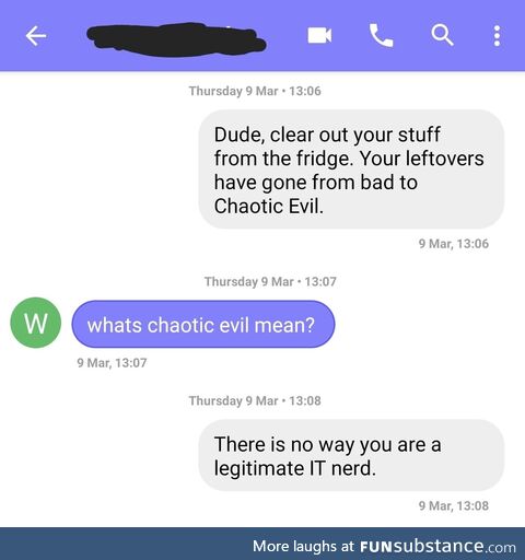 I have uncovered an imposter in our midst