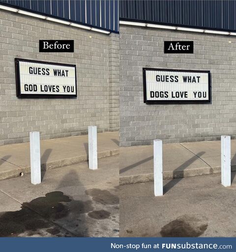 The perfect opportunity presented itself yesterday