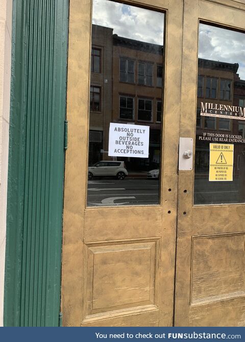 Not a Very Accepting Facility