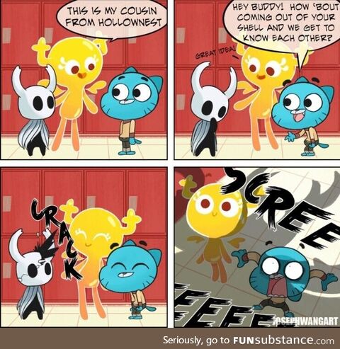 How about we all stay in our nice little shells