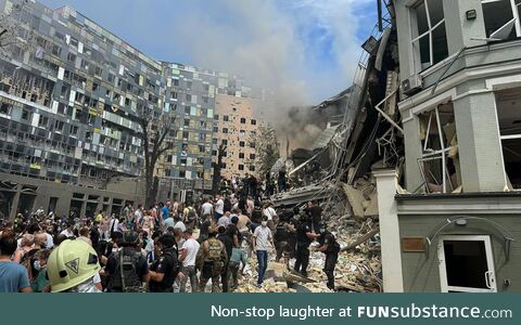 Kiev Children's Hospital after Russian missile strike, 8 July 2024