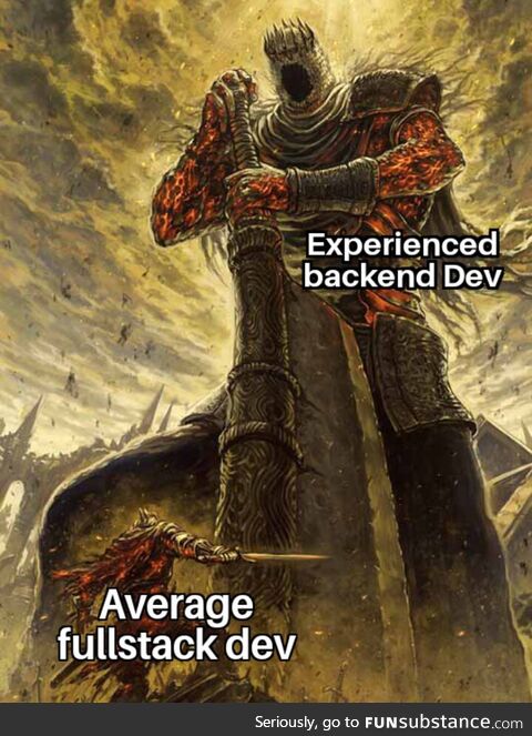 It's hard to compare.