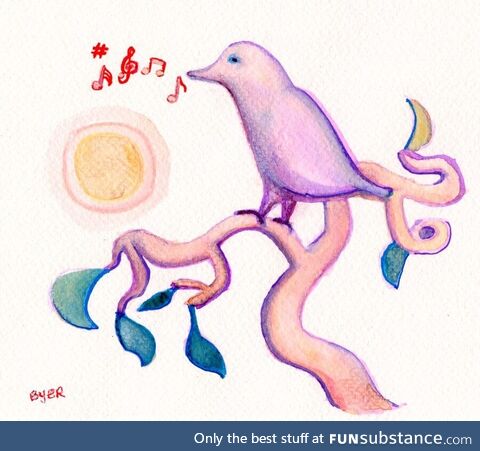 I painted a songbird