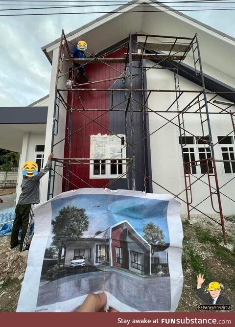 Good job! They painted even the shadows