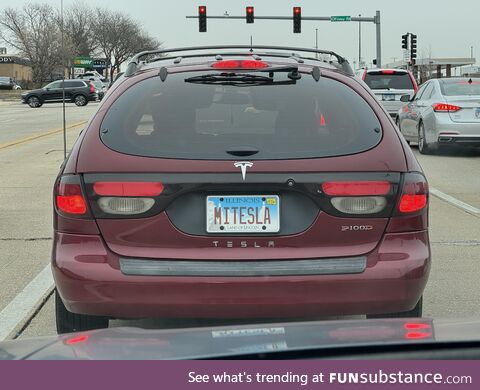 I almost didn't recognize the new Tesla model