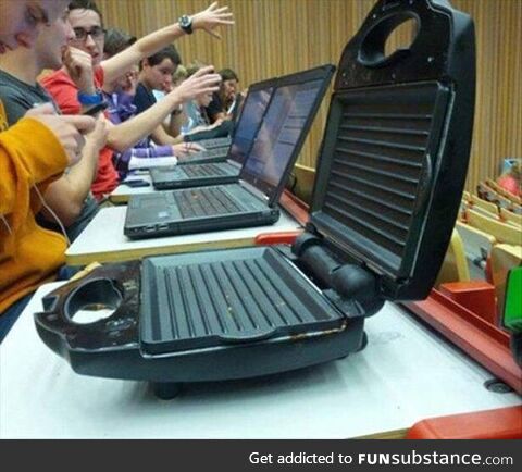 When your class is hungry for knowledge, but you're just hungry for waffles