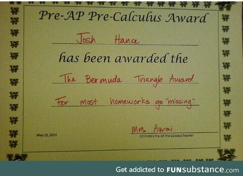 Funny way to call someone out!