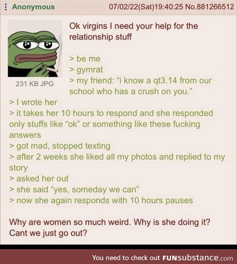 Anon on Girls