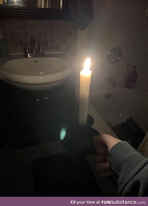 A power Outage got me acting like its the 1600s