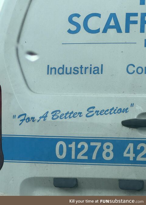 A Scaffolding Company's Motto