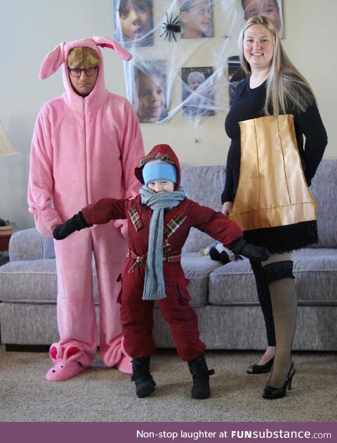 Our family Halloween Costumes... A Christmas Story!