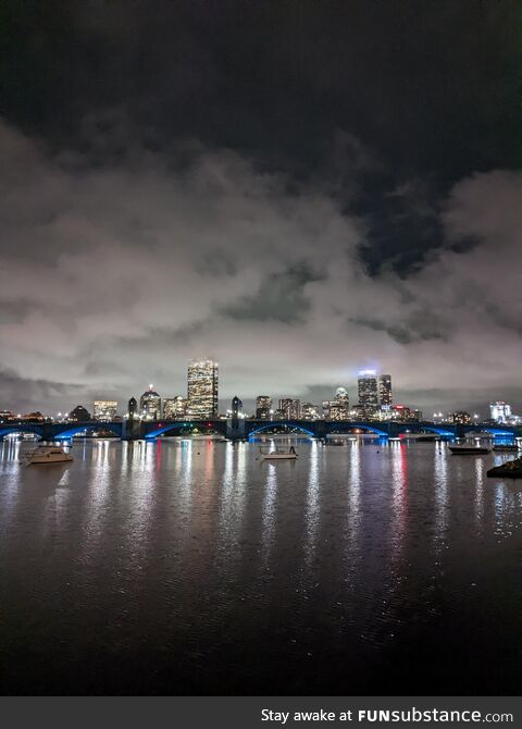 Boston, Massachusetts on a Sunday evening walk