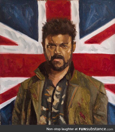My oil painting of Billy Butcher