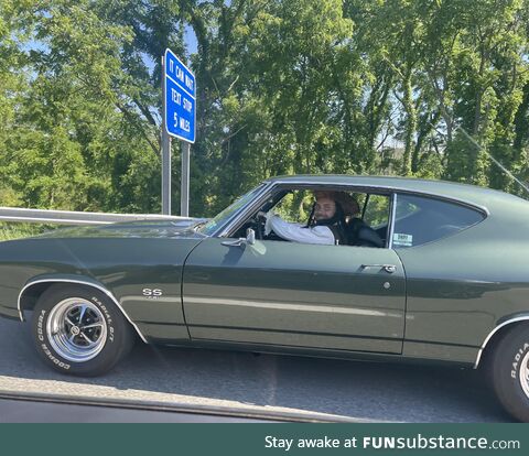 Pulled up next to a pirate on the highway