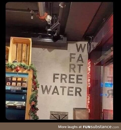 Yes, free water