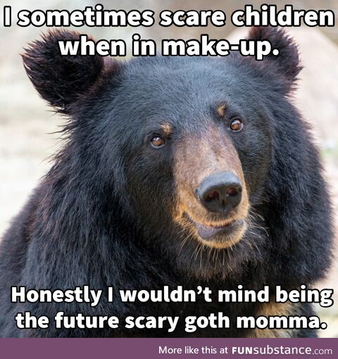 I never thought it would actually be a positive correlation to be visually imposing to