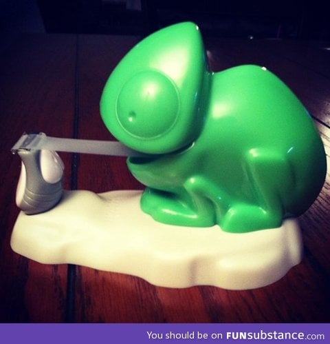 Take a minute to appreciate this wonderful tape dispenser