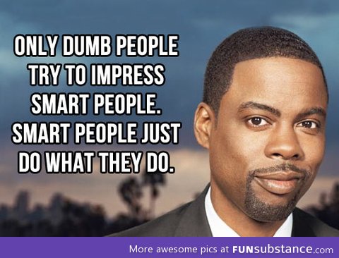 Dumb people vs. smart people