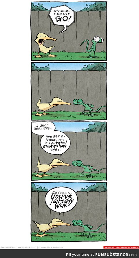 "If you stare into bliss, the bliss stares back"