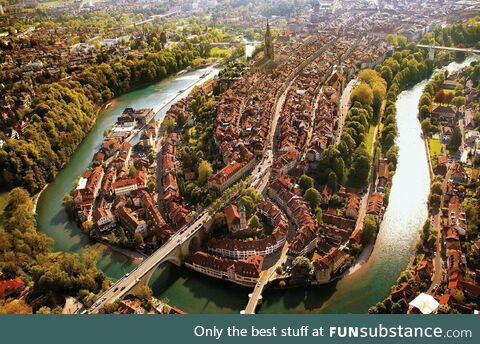 The city of Bern, Switzerland
