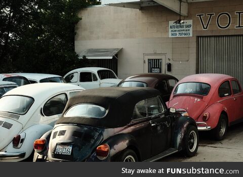 Found this cool Volkswagen shop during a walk around town
