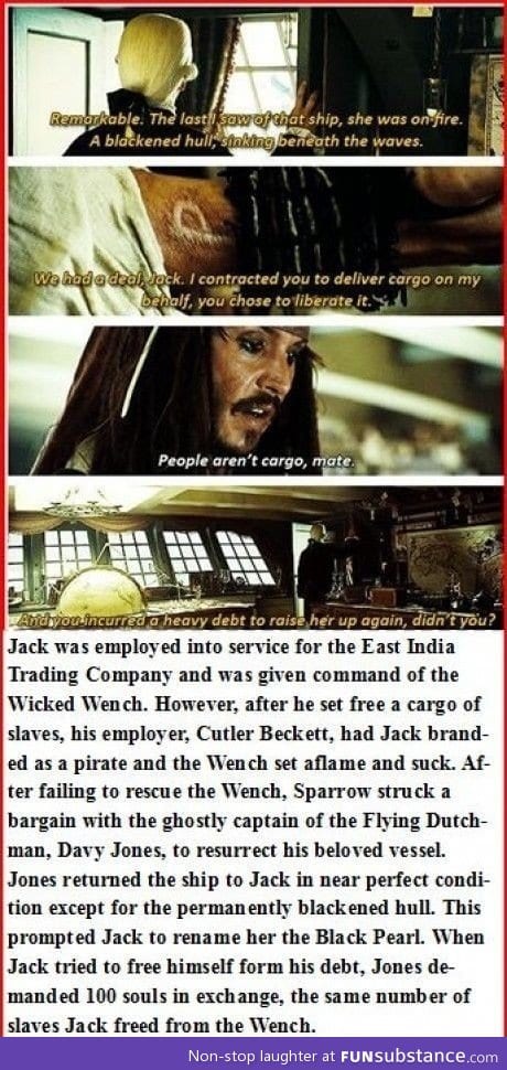 Backstory of Captain Jack Sparrow