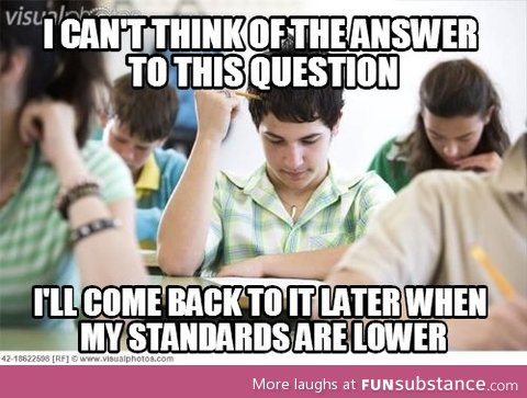 Test taking logic