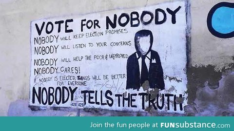 Vote for nobody