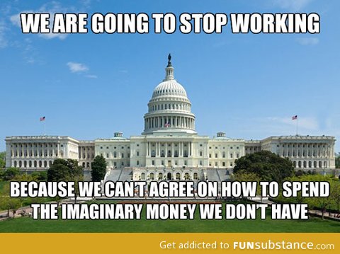 The government shutdown in the US