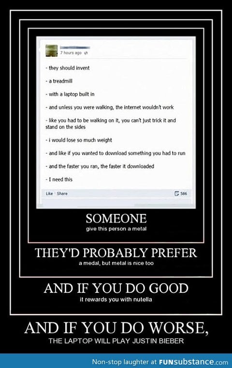 Someone deserves a medal