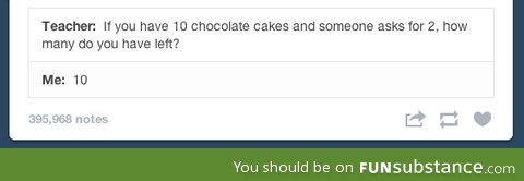 I love my chocolate cakes