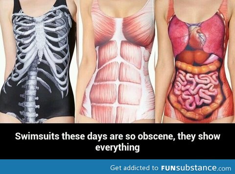 Swimsuits these days are so obscene