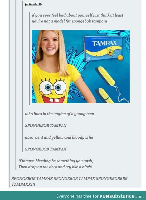 Spongebob tampax