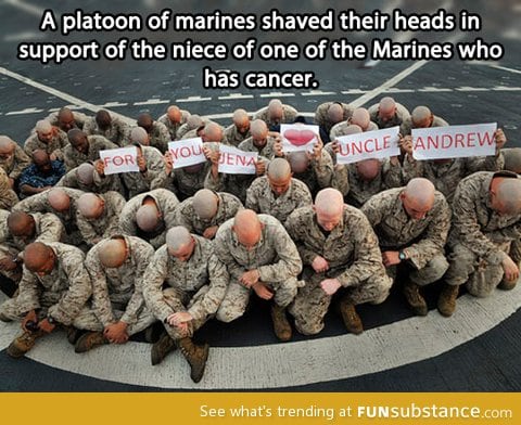 Now that's a loyal group of friends