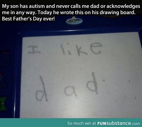 The best present a father can get