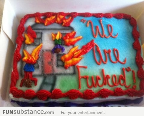 Cake For My Friend's Fire Academy Graduation.
