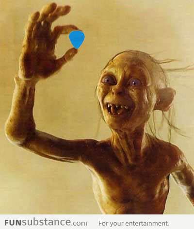 Every time I find my lost guitar pick