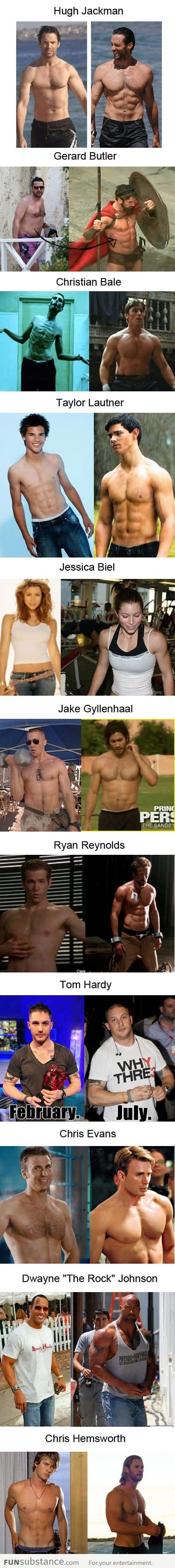 Celebrity Body Transformation
