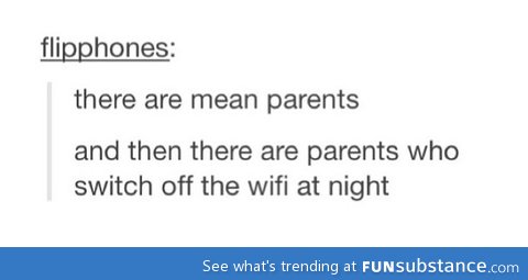 Mean parents