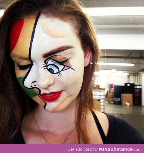 Picasso halloween makeup