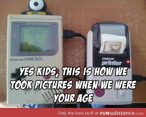 Taking pictures in the past