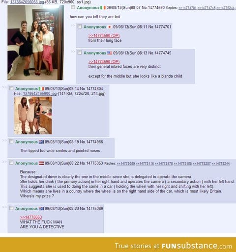How do you tell they are Brits